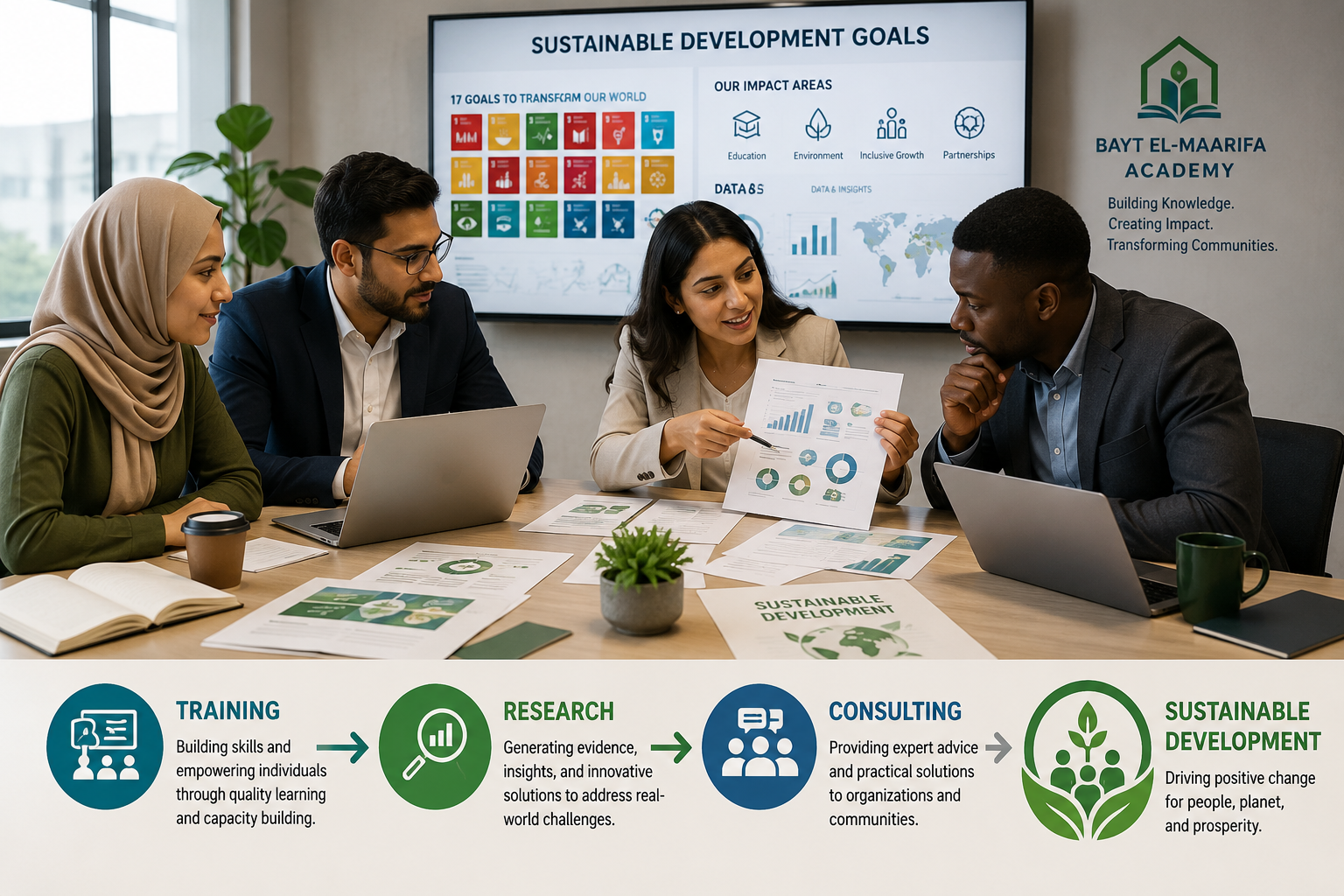 You are currently viewing How Bayt El-Maarifa Academy Bridges Training, Research, and Consulting for Sustainable Development