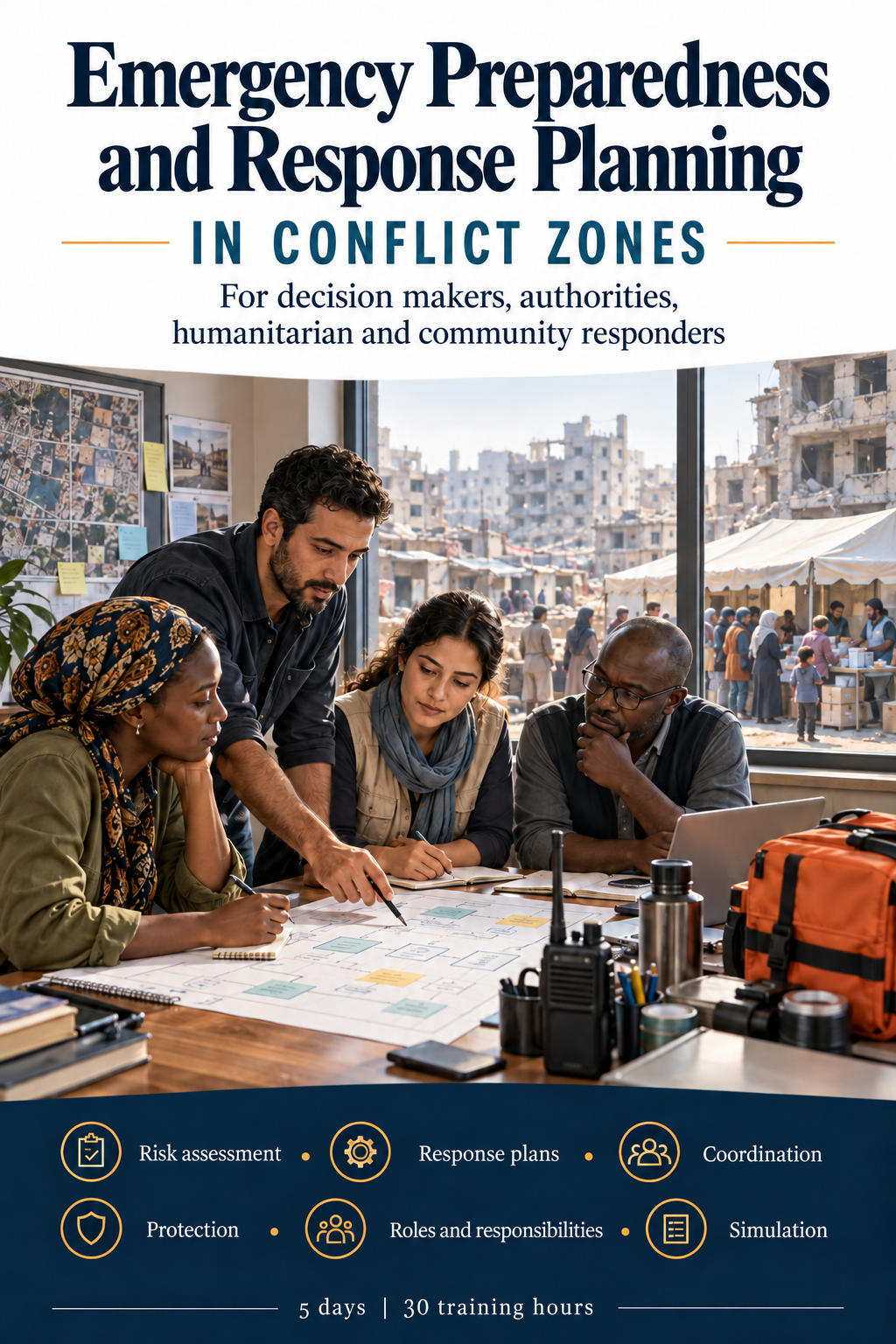 Emergency Preparedness and Response Plan in Conflict Zones